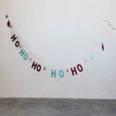 Ho Ho Ho Holiday Wood Banner Kit