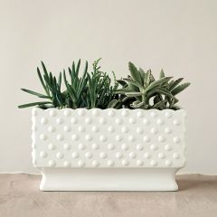 Hobnail Ceramic Planter