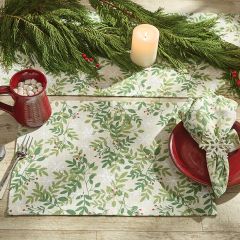 Holiday Berries and Snowflakes Placemat Set of 4