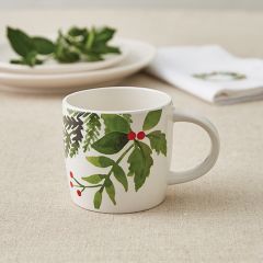 Holiday Berry Coffee Mug Set of 4