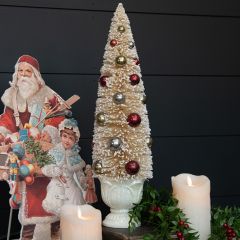 Holiday Bottlebrush Potted Tree