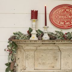 Holiday Charms Glittered Garland