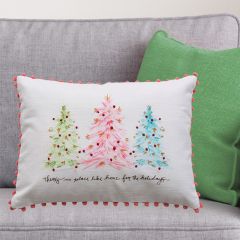 Holiday Classics Cotton Lumbar Pillow