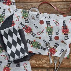 Holiday Nutcracker Cotton Placemat Set of 4