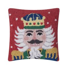Holiday Nutcracker Square Throw Pillow