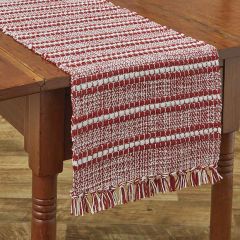 Holiday Peppermint Stripe Table Runner