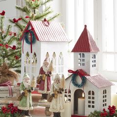 Holiday Red Roof Village Collection