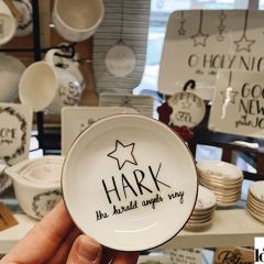 Holiday Saying Stoneware Dish Collection Set of 4