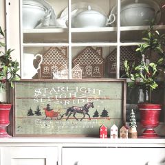 Holiday Signs II Starlight Sleigh Rides By Wellington Studio Wall Decor