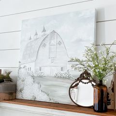 Hollihocks Art Mustardseed Barn