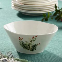 Holly Berry Ceramic Deep Serving Bowl