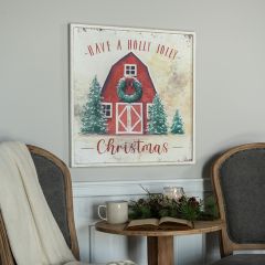 Holly Jolly Christmas Wall SIgn