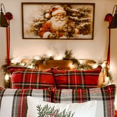 Holly Jolly Spirit Printed Canvas Wall Art