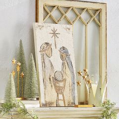 Holy Family Wood Wall Art