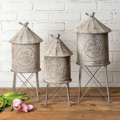 Home Sweet Home Silo Containers Set of 3