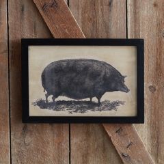 Homestead Canvas Print Collection Pig