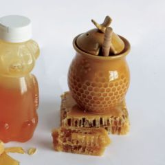 Honey Jar With Dipper