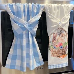 Hop Into Spring Dish Towel Set of 2