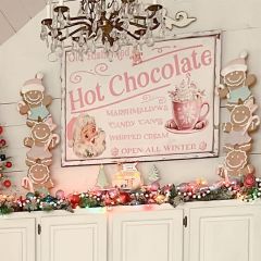 Hot Chocolate Pastel Canvas Wall Art