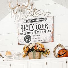 Hot Cider Canvas Wall Art