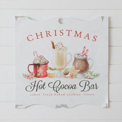 Hot Cocoa Bar Metal Sign