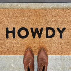 HOWDY Coir Doormat