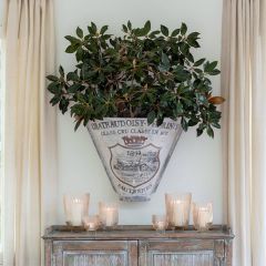 HUGE French Champagne Wall Pocket