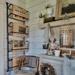 Huge Metal Wall Display Rack