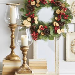 Hurricane Pedestal Candle Holder