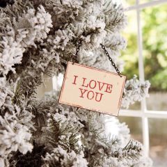 I Love You Ornament
