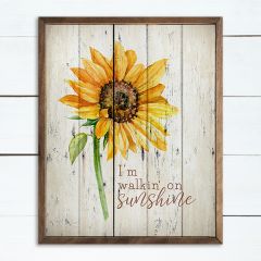 I'm Walking on Sunshine Framed Wall Art