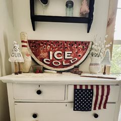 Ice Cold Watermelon Wall Sign