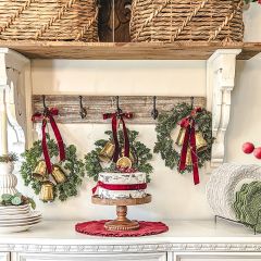 Iced Cedar Mini Wreath