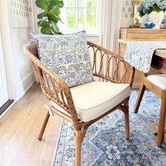 Indigo Blue Block Print Pillow Covers Set of 2