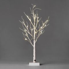 Indoor Lighted Birch Tree 24 Inch