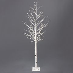Indoor Lighted Birch Tree 96 Inch