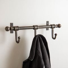 Industrial 3 Hook Wall Decor