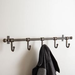 Industrial 5 Hook Wall Decor