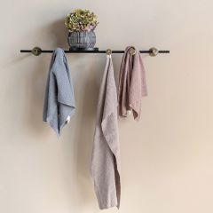 Industrial Farmhouse 5 Hook Shelf Rack