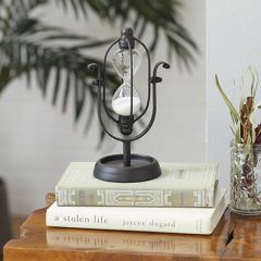Industrial Farmhouse Decorative Hourglass