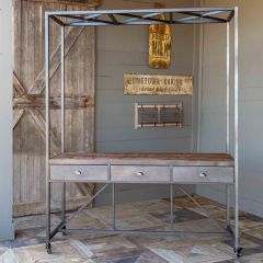 Industrial Farmhouse Work Island