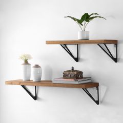 Industrial Modern Wall Shelf Set of 2