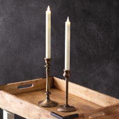 Infinite Wick Flameless Taper Candle Set of 2
