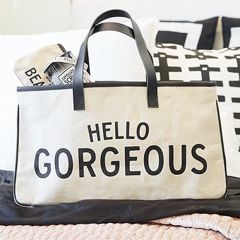 Inspirational Saying Tote and Zipper Pouch