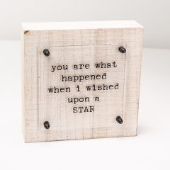 Inspirational Tabletop Box Sign
