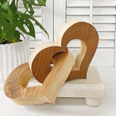 Interlocking Decorative Hand Cut Heart Link