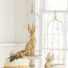 Iron Birdcage Riser, Set of 2