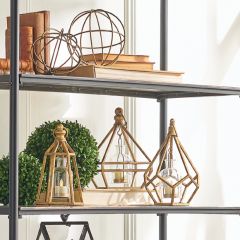 Iron Frame Votive Lantern Set of 3