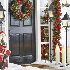 Iron Lamp Post Lantern, 56 Inch