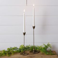 Iron Plate Base Taper Holder Set of 2